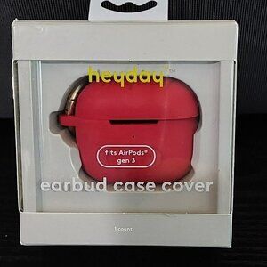 Apple AirPods 3rd Generation Silicone Case with Clip | Heyday | Red